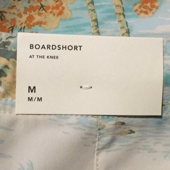 American Eagle Swim Trunks Board Shorts Men Medium Tropical Print 9" Inseam - Picture 3 of 10